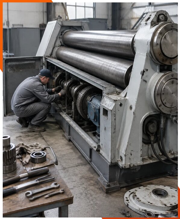 Ремонт трехвалковых вальцов в Биробиджане